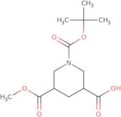 (3R,5S)-1-tert-Butoxycarbonyl-5-methoxycarbonyl-piperidine-3-carboxylic acid