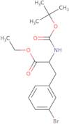 Ethyl (2S)-3-(3-bromophenyl)-2-[(2-methylpropan-2-yl)oxycarbonylamino]propanoate