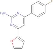 4-(4-Fluorophenyl)-6-(furan-2-yl)pyrimidin-2-amine