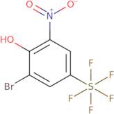 3-Bromo-4-hydroxy-5-nitrophenylsulphur pentafluoride