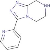 2-{5H,6H,7H,8H-[1,2,4]Triazolo[4,3-a]pyrazin-3-yl}pyridine