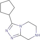 3-Cyclopentyl-5H,6H,7H,8H-[1,2,4]triazolo[4,3-a]pyrazine