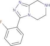 3-(2-Fluorophenyl)-5,6,7,8-tetrahydro-[1,2,4]triazolo[4,3-a]pyrazine