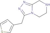 3-(Thiophen-3-ylmethyl)-5,6,7,8-tetrahydro-[1,2,4]triazolo[4,3-a]pyrazine