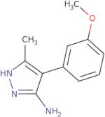 4-(3-Methoxyphenyl)-5-methyl-1H-pyrazol-3-amine