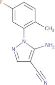 5-Amino-1-(5-fluoro-2-methylphenyl)-1H-pyrazole-4-carbonitrile