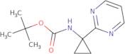 tert-Butyl N-[1-(pyrimidin-2-yl)cyclopropyl]carbamate