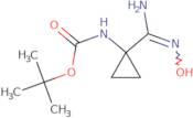 tert-Butyl N-[1-(N'-hydroxycarbamimidoyl)cyclopropyl]carbamate