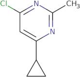 4-Chloro-6-cyclopropyl-2-methylpyrimidine