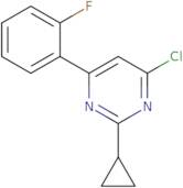 4-Chloro-2-cyclopropyl-6-(2-fluorophenyl)pyrimidine