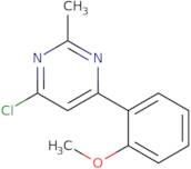 4-Chloro-6-(2-methoxyphenyl)-2-methylpyrimidine