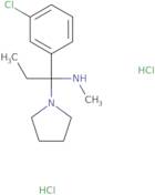 1-(3-Chlorophenyl)-N-methyl-1-(pyrrolidin-1-yl)propan-1-amine dihydrochloride