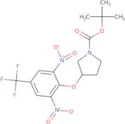 tert-Butyl 3-(2,6-dinitro-4-(trifluoromethyl)phenoxy)pyrrolidine-1-carboxylate