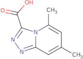 5,7-Dimethyl-[1,2,4]triazolo[4,3-a]pyridine-3-carboxylic acid