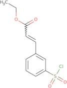 ethyl 3-(3-chlorosulfonylphenyl)acrylate