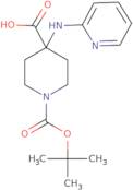 -1(tert-butoxycarbonyl)-4-(pyridin-2-ylamino)piperidine-4-carboxylic acid