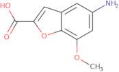 5-Amino-7-methoxy-1-benzofuran-2-carboxylic acid