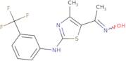 (3-((hydroxyimino)ethyl)-4-methyl(2,5-thiazolyl))(3-(trifluoromethyl)phenyl)amine