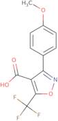 3-(4-Methoxyphenyl)-5-(trifluoromethyl)-1,2-oxazole-4-carboxylic acid