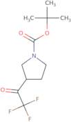 tert-Butyl 3-(2,2,2-trifluoroacetyl)pyrrolidine-1-carboxylate