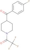 2,2,2-Trifluoro-1-(4-(4-fluorobenzoyl)piperidin-1-yl)ethanone