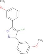 4-Chloro-3,5-bis(3-methoxyphenyl)-1H-pyrazole