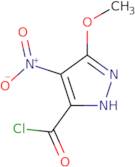 3-Methoxy-4-nitro-1H-pyrazole-5-carbonyl chloride