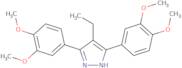 3,5-Bis(3,4-dimethoxyphenyl)-4-ethyl-1H-pyrazole