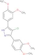 4-Chloro-3,5-bis(3,4-dimethoxyphenyl)-1H-pyrazole