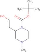 tert-Butyl 2-(2-hydroxyethyl)-4-methylpiperazine-1-carboxylate