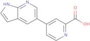 4-{1H-Pyrrolo[2,3-b]pyridin-5-yl}pyridine-2-carboxylic acid
