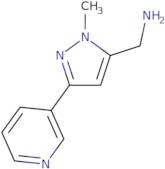 (1-Methyl-3-(pyridin-3-yl)-1H-pyrazol-5-yl)methanamine