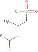 4,4-Difluoro-2-methylbutane-1-sulfonyl chloride