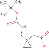 2-[1-({[(tert-Butoxy)carbonyl]amino}methyl)cyclopropyl]acetic acid