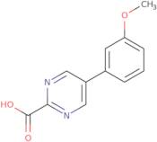 5-(3-Methoxyphenyl)pyrimidine-2-carboxylic acid