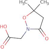 2-(5,5-Dimethyl-3-oxo-1,2-oxazolidin-2-yl)acetic acid