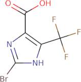 2-Bromo-4-(trifluoromethyl)-1H-imidazole-5-carboxylic acid