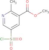 Methyl 5-(chlorosulfonyl)-2-methylpyridine-3-carboxylate