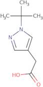 2-(1-tert-Butyl-1H-pyrazol-4-yl)acetic acid