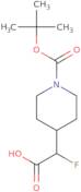2-{1-[(tert-Butoxy)carbonyl]piperidin-4-yl}-2-fluoroacetic acid