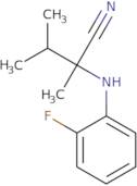 2-[(2-Fluorophenyl)amino]-2,3-dimethylbutanenitrile