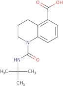 1-(tert-Butylcarbamoyl)-1,2,3,4-tetrahydroquinoline-5-carboxylic acid