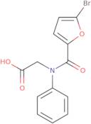 2-[1-(5-Bromofuran-2-yl)-N-phenylformamido]acetic acid