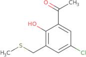 1-[5-Chloro-2-hydroxy-3-(methylsulfanylmethyl)phenyl]ethanone