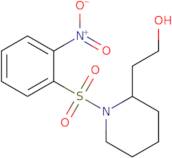 2-{1-[(2-Nitrobenzene)sulfonyl]piperidin-2-yl}ethan-1-ol