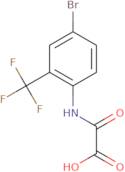 {[4-Bromo-2-(trifluoromethyl)phenyl]carbamoyl}formic acid