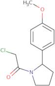 2-Chloro-1-[2-(4-methoxyphenyl)pyrrolidin-1-yl]ethan-1-one