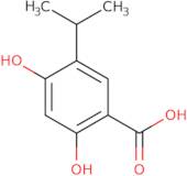 2,4-Dihydroxy-5-isopropylbenzoic acid