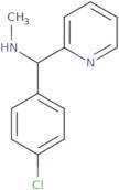 [(4-Chlorophenyl)(pyridin-2-yl)methyl](methyl)amine