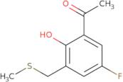 1-[5-Fluoro-2-hydroxy-3-(methylsulfanylmethyl)phenyl]ethanone